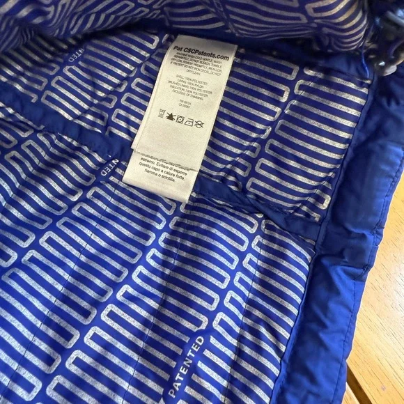 Columbia Puffer Jacket Large Blue Full Zip Coat Pockets Thermal Coil Women’s - Picture 7 of 14